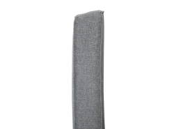 Lounge Set Aluminium Weis 4-Sitzer Auflagen Grau Latina