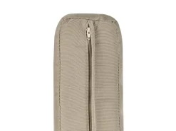 Lounge Set Aluminium Weis 4-Sitzer Auflagen Grau Positano