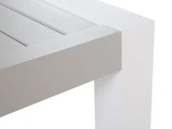 Lounge Set Aluminium Weis 6-Sitzer Auflagen Grau Castella