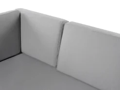 Lounge Set Aluminium Weis 6-Sitzer Auflagen Grau Castella