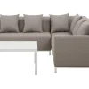 Lounge Set Beige 5-Sitzer Linksseitig Modular Belize
