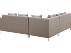 Lounge Set Beige 5-Sitzer Linksseitig Modular Belize