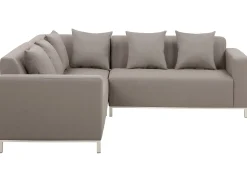 Lounge Set Beige 5-Sitzer Linksseitig Modular Belize