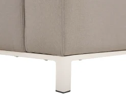 Lounge Set Beige 5-Sitzer Rechtsseitig Modular Belize