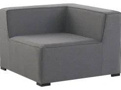 Lounge Set Grau 4-Sitzer Modular Arezzo