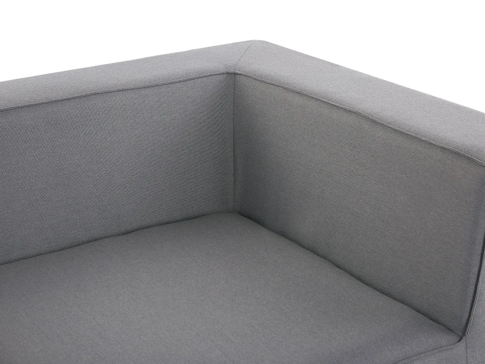 Lounge Set Grau 4-Sitzer Modular Arezzo