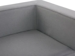 Lounge Set Grau 7-Sitzer Rechtsseitig Modular Arezzo