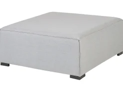 Lounge Set Hellgrau 7-Sitzer Linksseitig Modular Arezzo