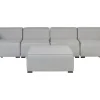 Lounge Set Hellgrau 4-Sitzer Modular Arezzo