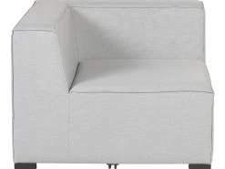 Lounge Set Hellgrau 4-Sitzer Modular Arezzo