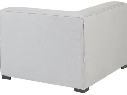 Lounge Set Hellgrau 4-Sitzer Modular Arezzo