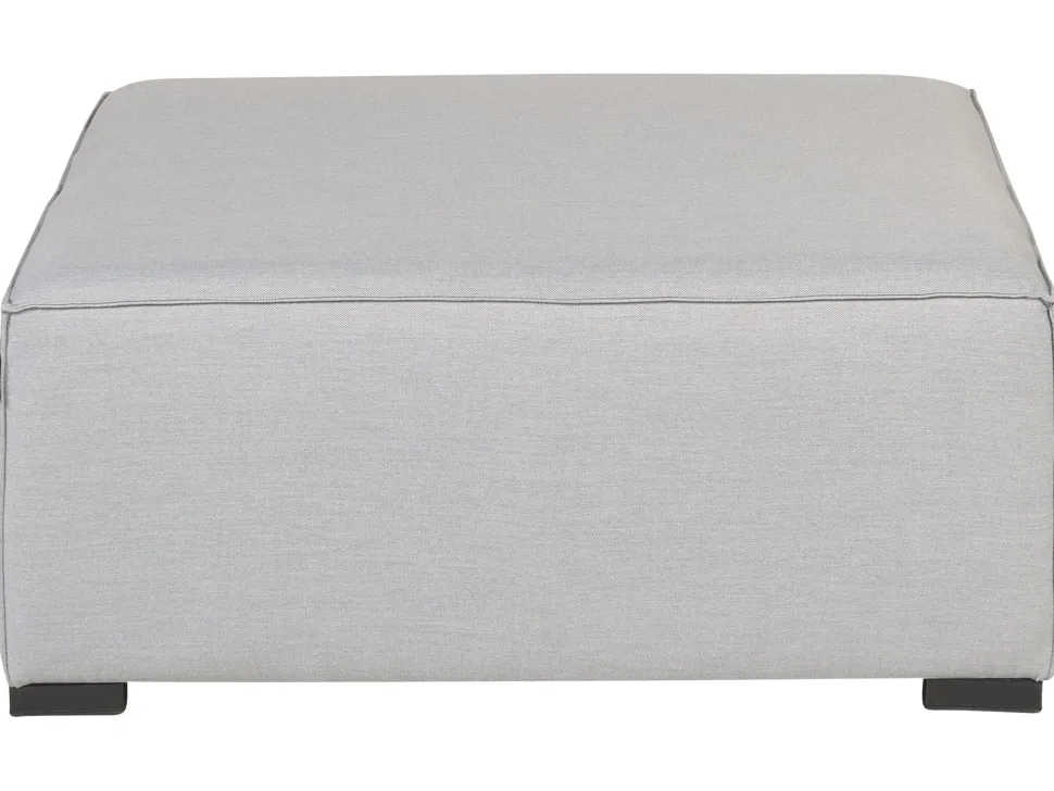 Lounge Set Hellgrau 4-Sitzer Modular Arezzo