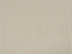Lounge Set Kunstholz Weis 5-Sitzer Auflagen Beige Messina