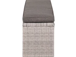Lounge Set Rattan Grau Viterbo