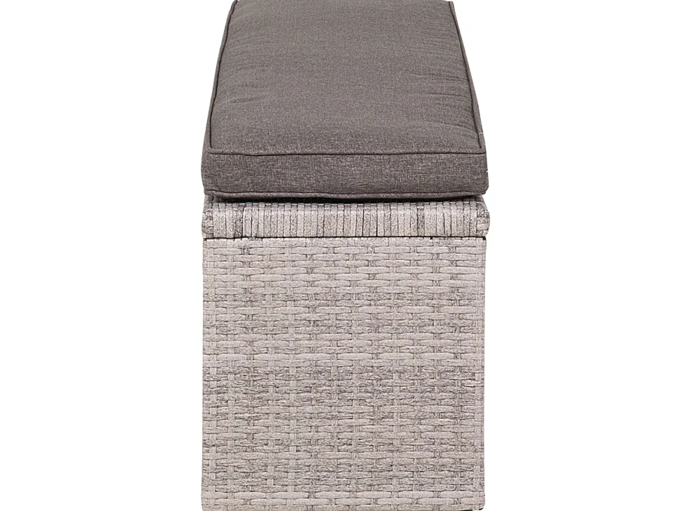 Lounge Set Rattan Grau Viterbo