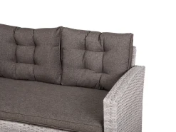 Lounge Set Rattan Grau Viterbo