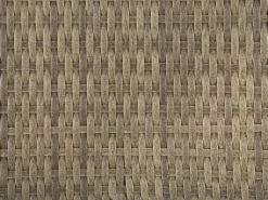 Lounge Set Rattan Hellbraun 4-Sitzer Auflagen Cremeweis Luca