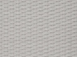 Lounge Set Rattan Hellgrau 4-Sitzer Auflagen Grau Milano