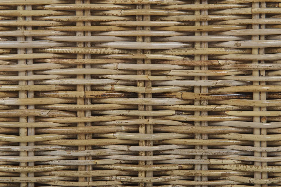 Lounge Set Rattan Naturlich 4-Sitzer Ardea