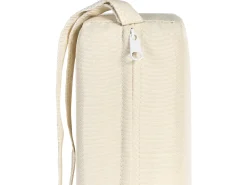 Lounge Set Stahl Weis 4-Sitzer Auflagen Beige Montesilvano
