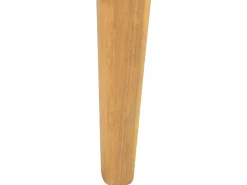 Lounge Set 3-Teilig Akazienholz Hellbraun 5-Sitzer Auflagen Creme Baratti