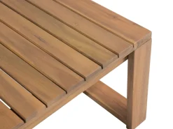 Lounge Set Zertifiziertes Holz Hellbraun 4-Sitzer Modular Auflagen Taupe Timor
