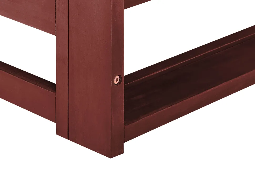 Lounge Set Zertifiziertes Holz Mahagonibraun 4-Sitzer Rechtsseitig Modular Auflagen Taupe Timor Ii