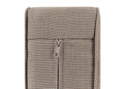 Lounge Set Zertifiziertes Holz Hellbraun 4-Sitzer Auflagen Taupe Manila