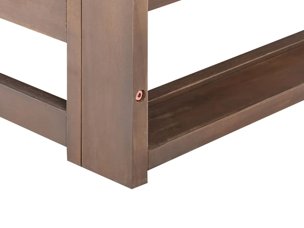 Lounge Set Zertifiziertes Holz Dunkelbraun 5-Sitzer Modular Auflagen Taupe Timor Ii