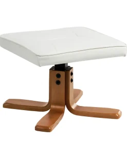 Massagesessel Beige Kunstleder Heizfunktion Mit Fushocker Relaxpro
