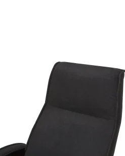Massagesessel Schwarz Heizfunktion Mit Fushocker Hero