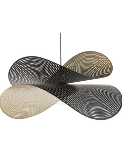 Metal Pendelleuchte Schwarz Und Gold Doyles