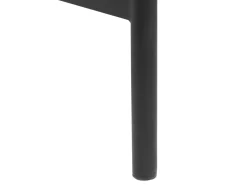 Metallbett Ausziehbar Schwarz Lattenrost 90 X 200 Cm Tulle