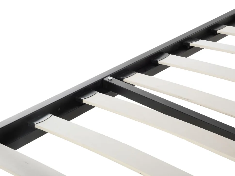 Metallbett Schwarz Lattenrost 180 X 200 Cm Lyra