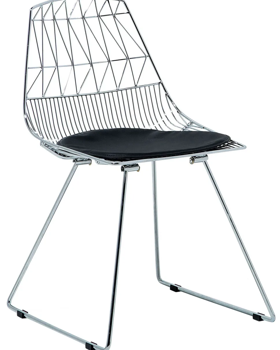 Metallstuhl Silber 2Er Set Harlan