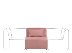 Mittelstuck Cord Rosa Lemvig