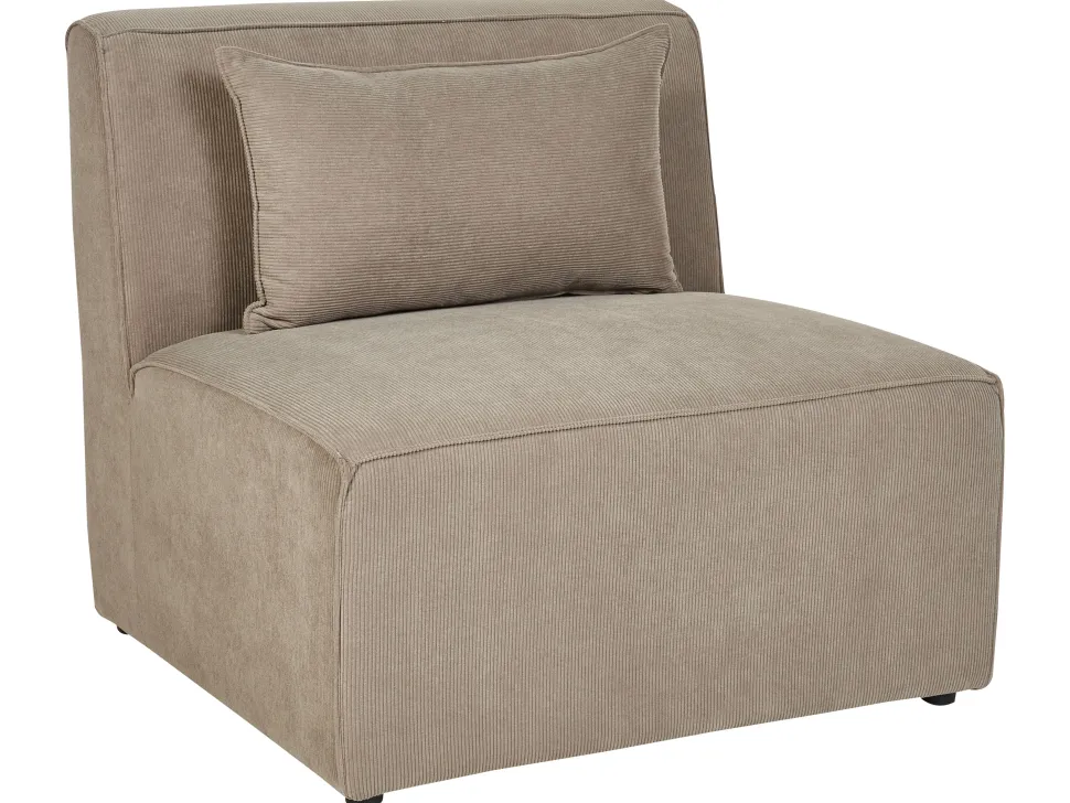 Mittelstuck Cord Taupe Lemvig