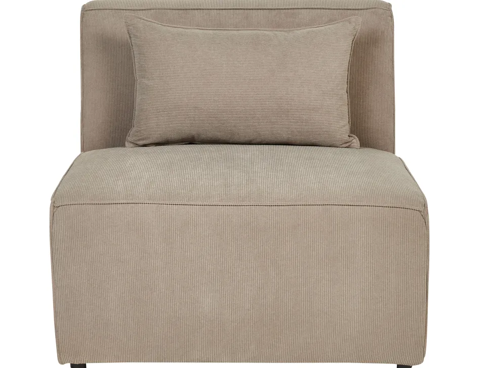 Mittelstuck Cord Taupe Lemvig
