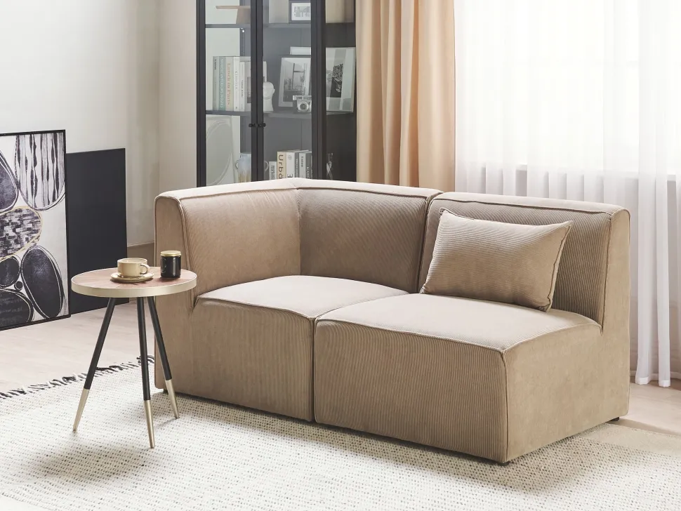 Mittelstuck Cord Taupe Lemvig