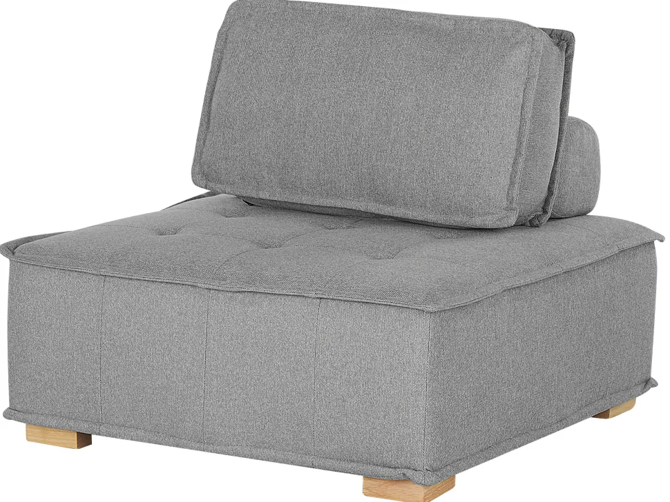 Modular Fabric Sofa Set Grey Tibro