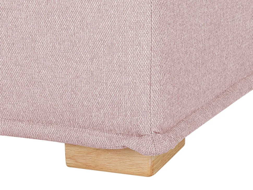 Modular Fabric Sofa Set Pink Tibro