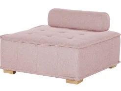 Modular Fabric Sofa Set Pink Tibro