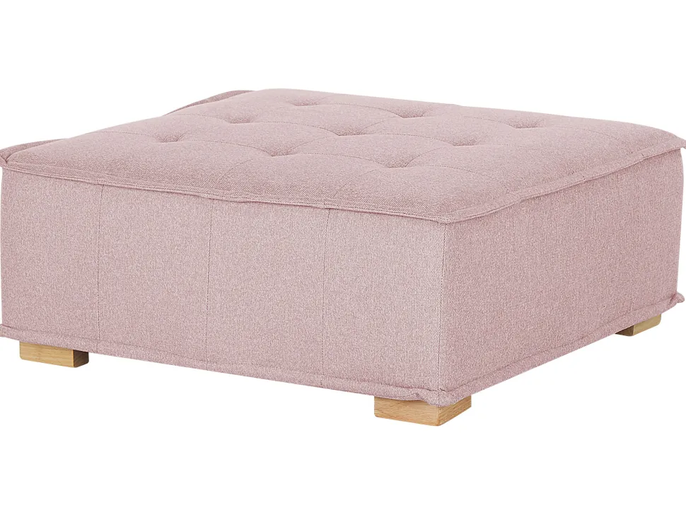 Modular Fabric Sofa Set Pink Tibro