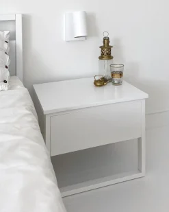 Nachttisch Kiefernholz Weis Giulia