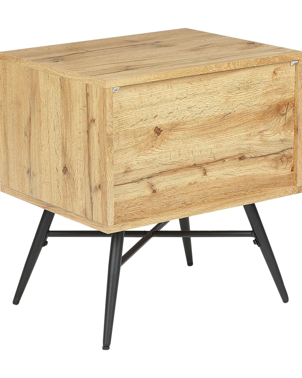 Nachttisch Mit Heller Holzschublade 40 X 40 Cm Lubock