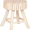 Nachttisch Teakholz Hellbraun 35 Cm Nampa