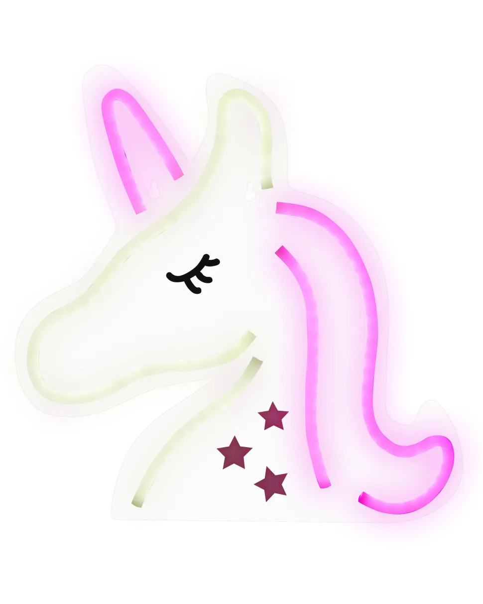 Neonlicht Led Wanddeko Rosa 3Er Set Susie