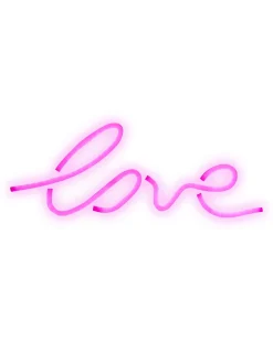 Neonlicht Led Wanddeko Rosa 3Er Set Susie
