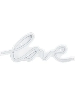 Neonlicht Led Wanddeko Rosa 3Er Set Susie
