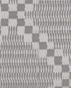 Outdoor Teppich Grau 60 X 105 Cm Kariertes Muster Kurzflor Jalna